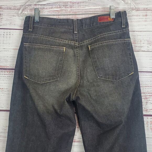 AG Adriano Goldschmied Black Jeans Sz 28 The Gemini Straight Y2K Low Rise Retro - Picture 7 of 12